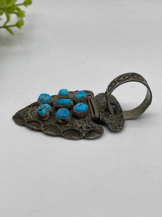 Heavy Sand-Cast Arrowhead Pendant