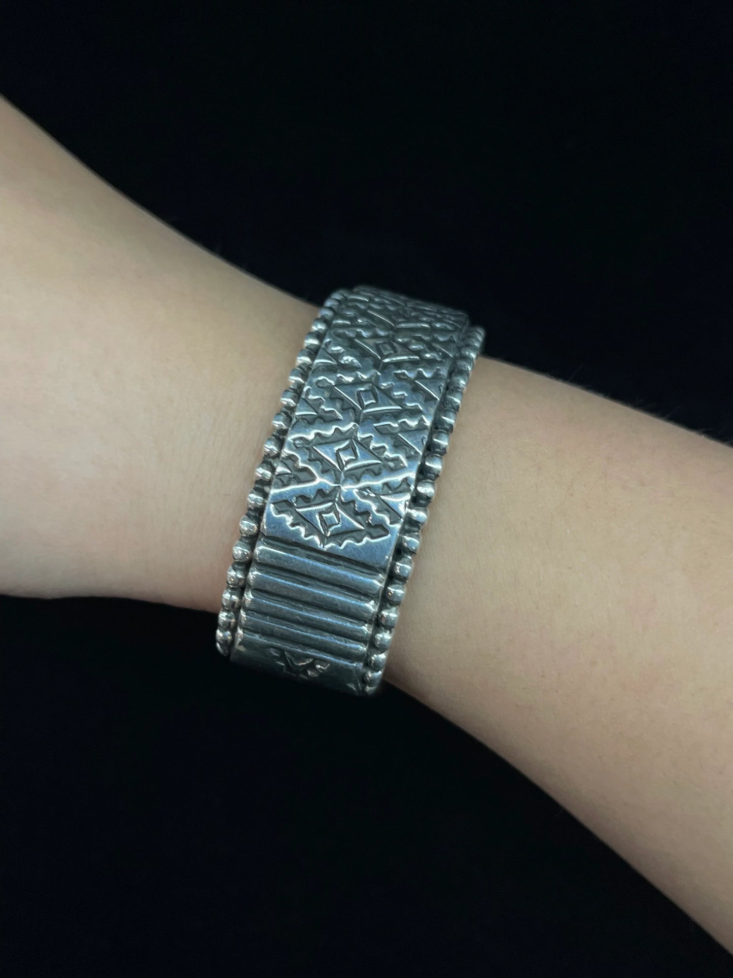 Heavy Navajo Silver Cuff