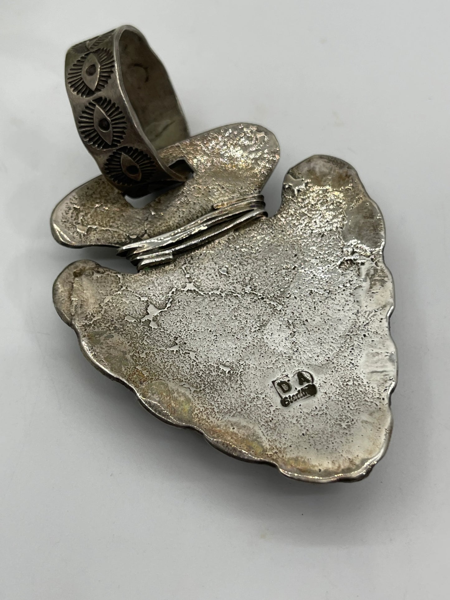 Heavy Sand-Cast Arrowhead Pendant