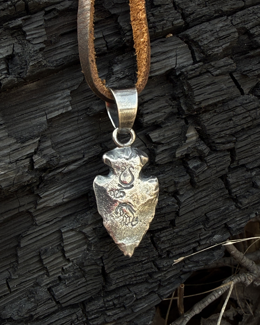 Sandcast Arrowhead Pendant