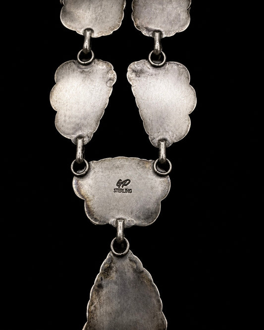 White Buffalo Lariat Necklace