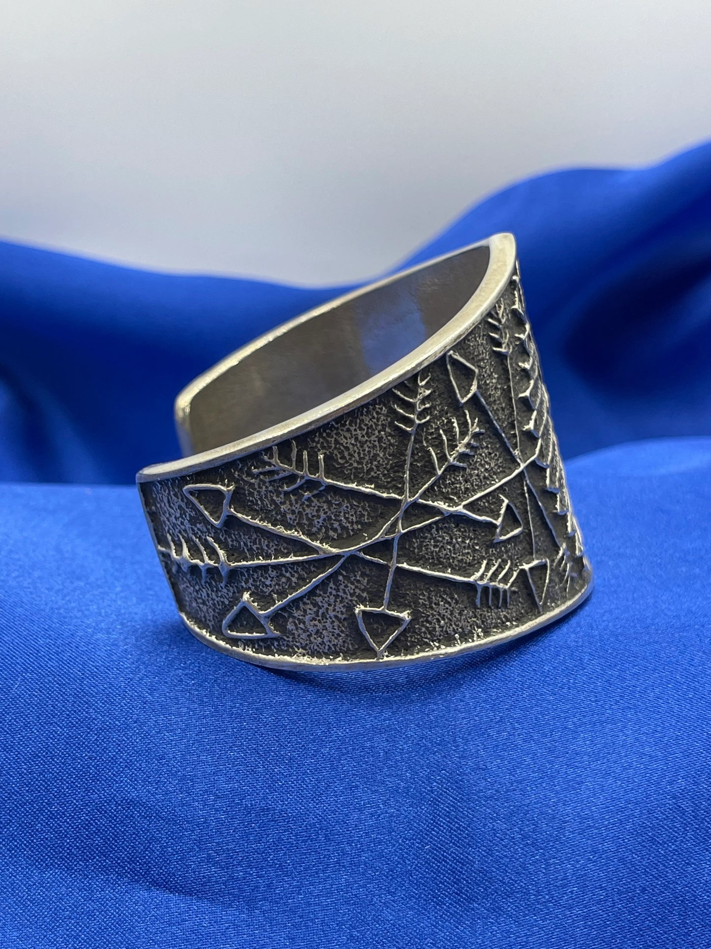 Petroglyph Sand Cast Cuff