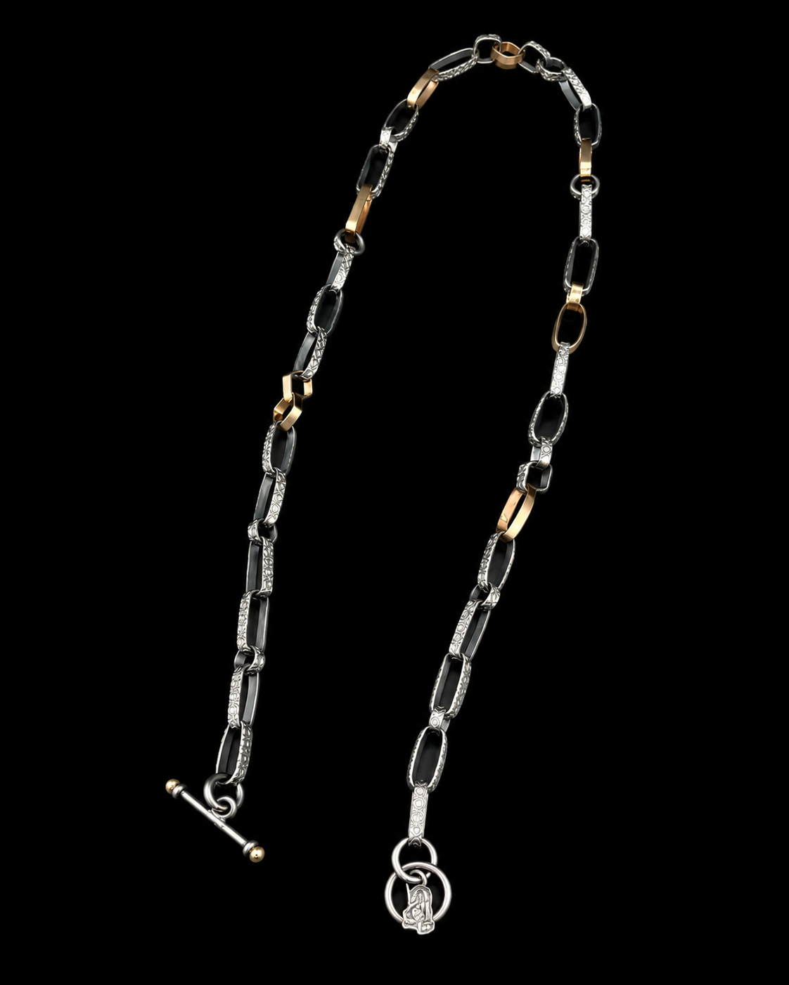 The Bad Bronc™ Chain with 14K Gold