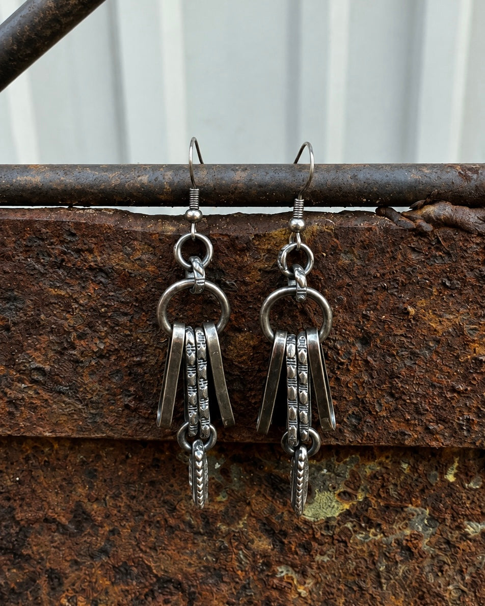Bad Bronc Chain Link Earrings