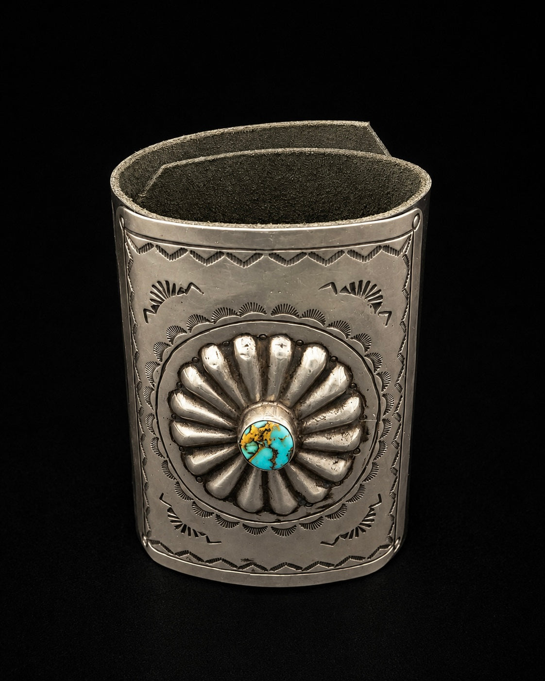Thunder Mountain Turquoise Concho Bow Guard