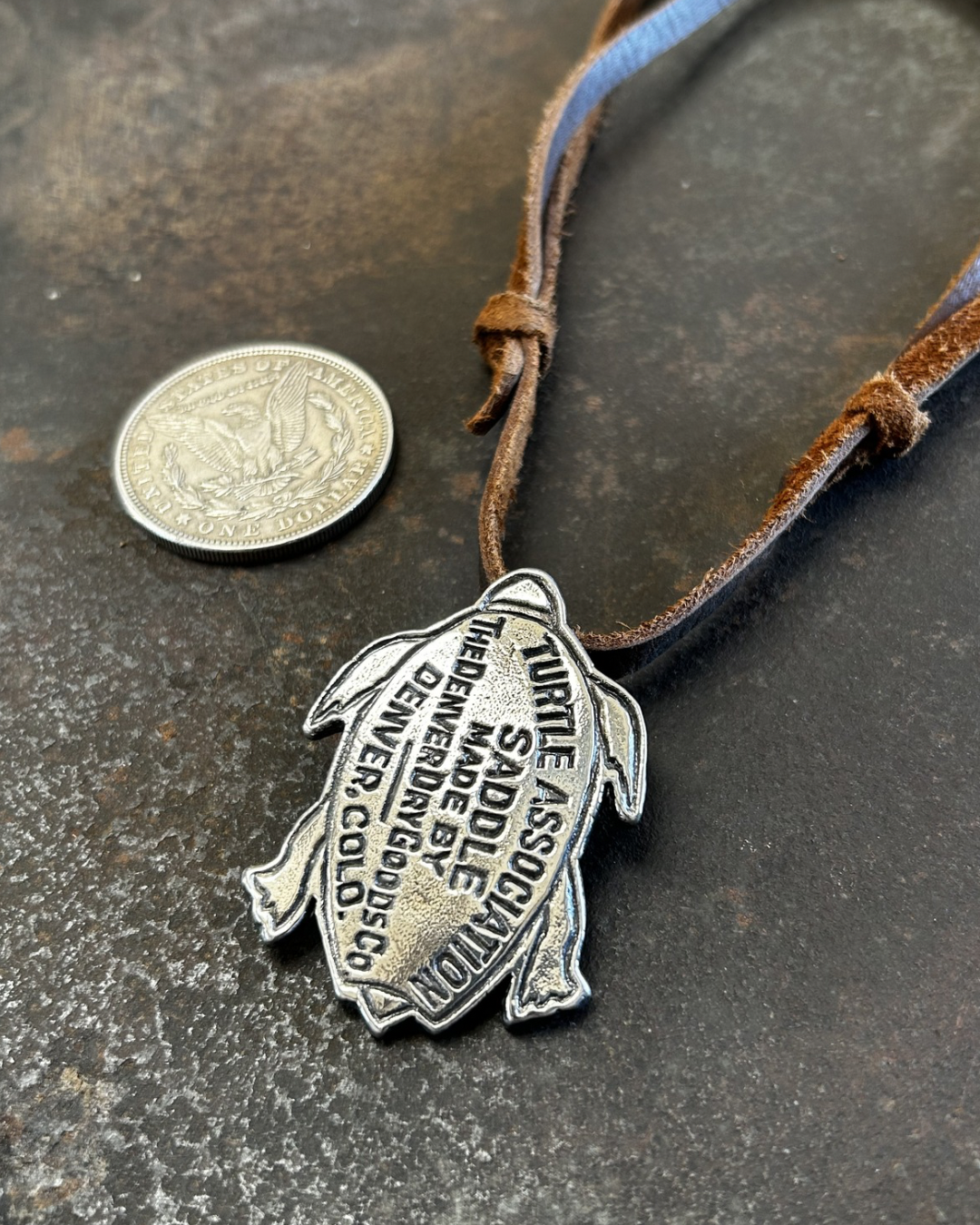 The Cowboy Turtle Pendant