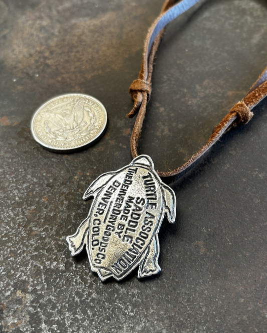 The Cowboy Turtle Pendant