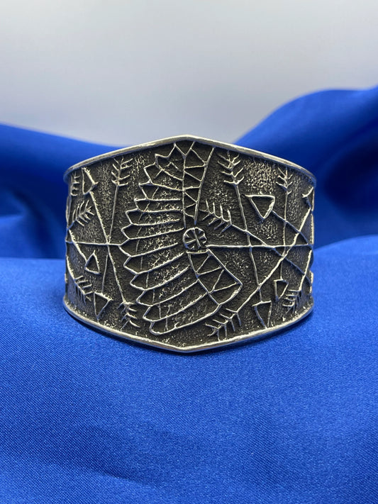 Petroglyph Sand Cast Cuff