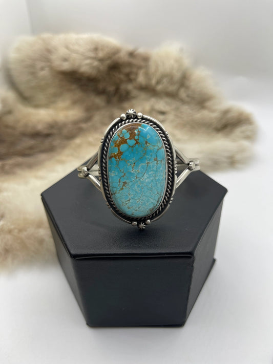 #8 Turquoise Oval Cuff