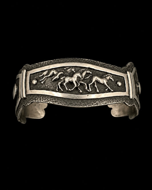 Sterling Silver Horse Bracelet