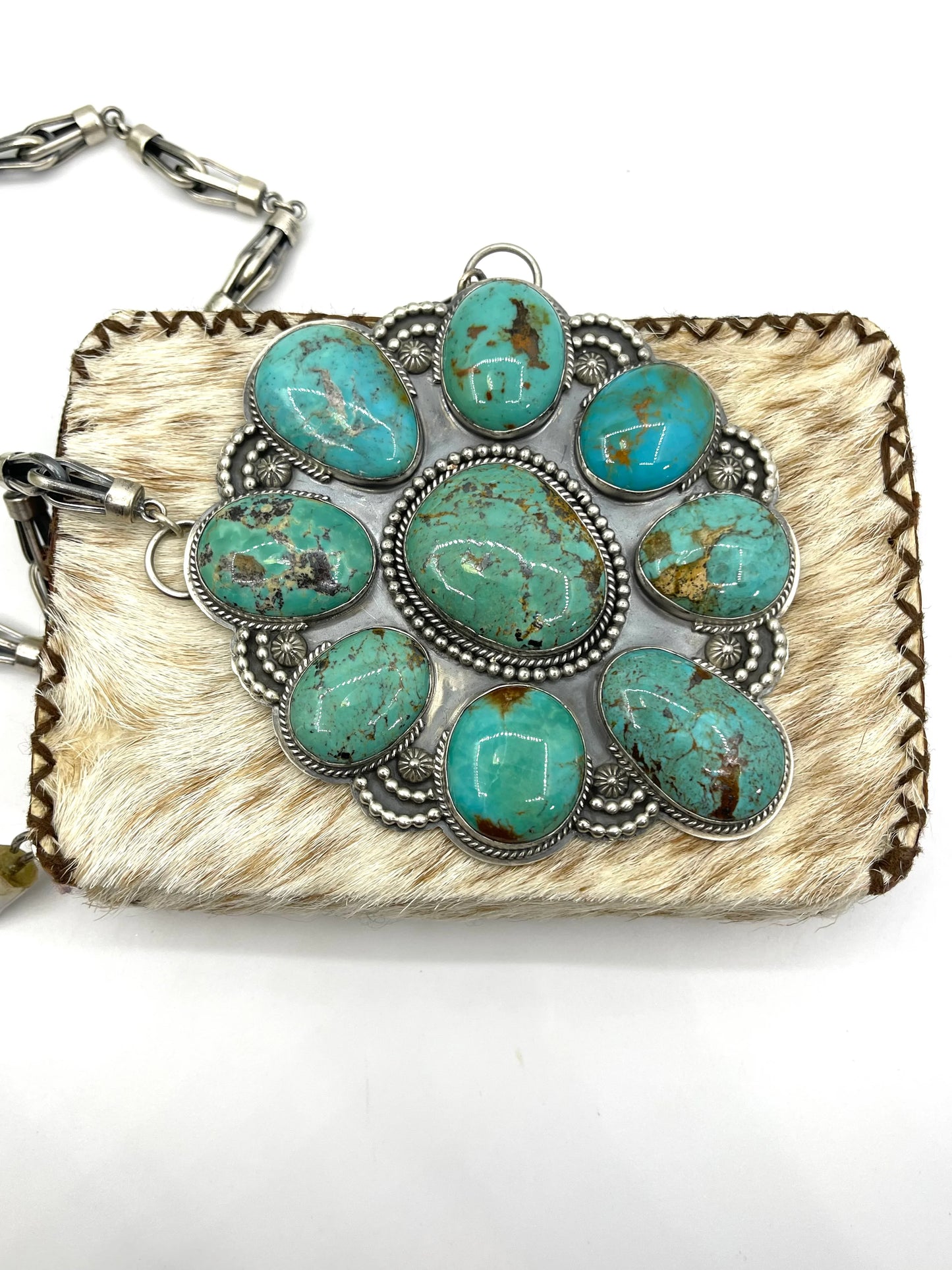 Kingman Cluster Statement Necklace