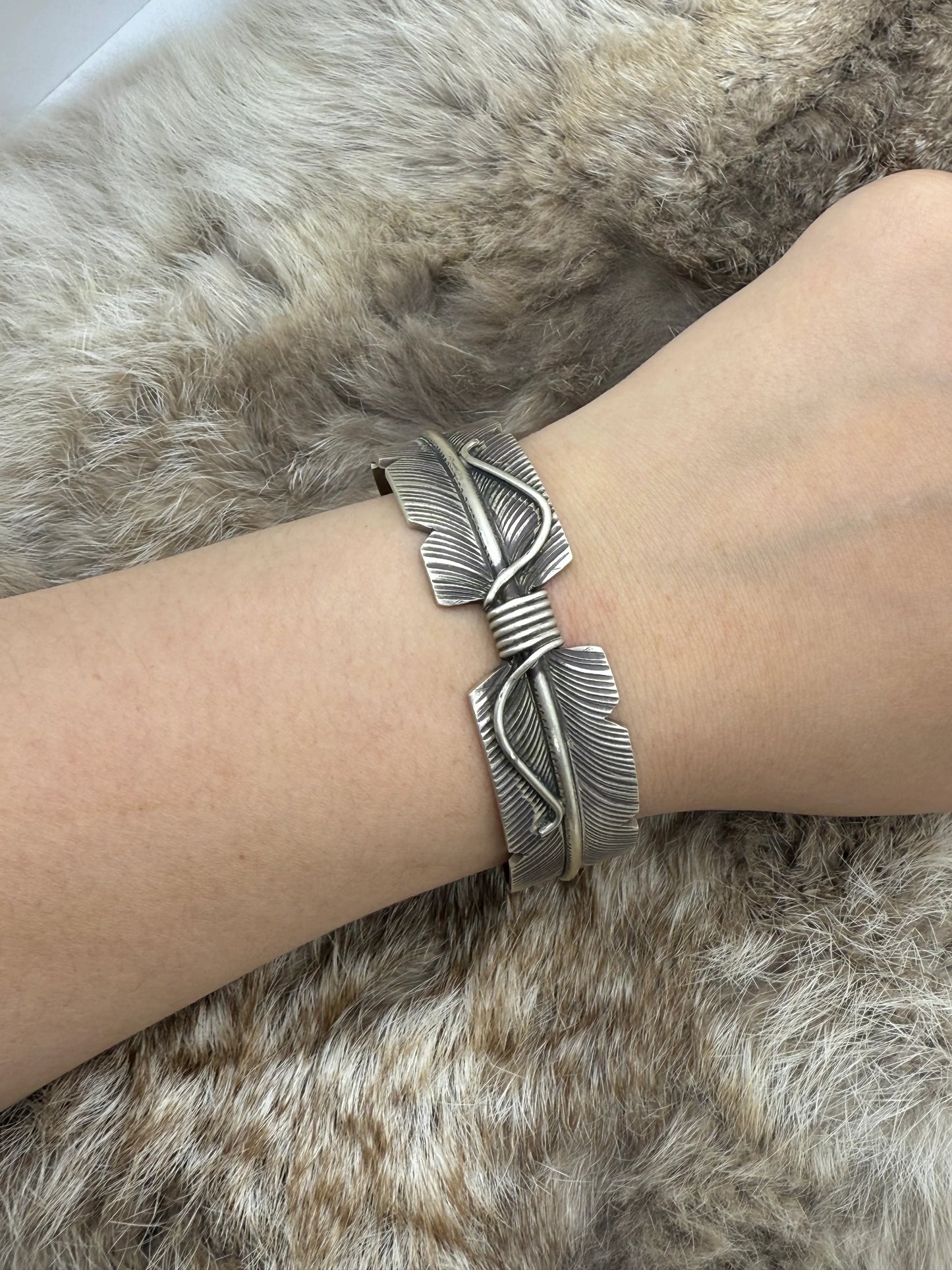 Feather Wrap Cuff