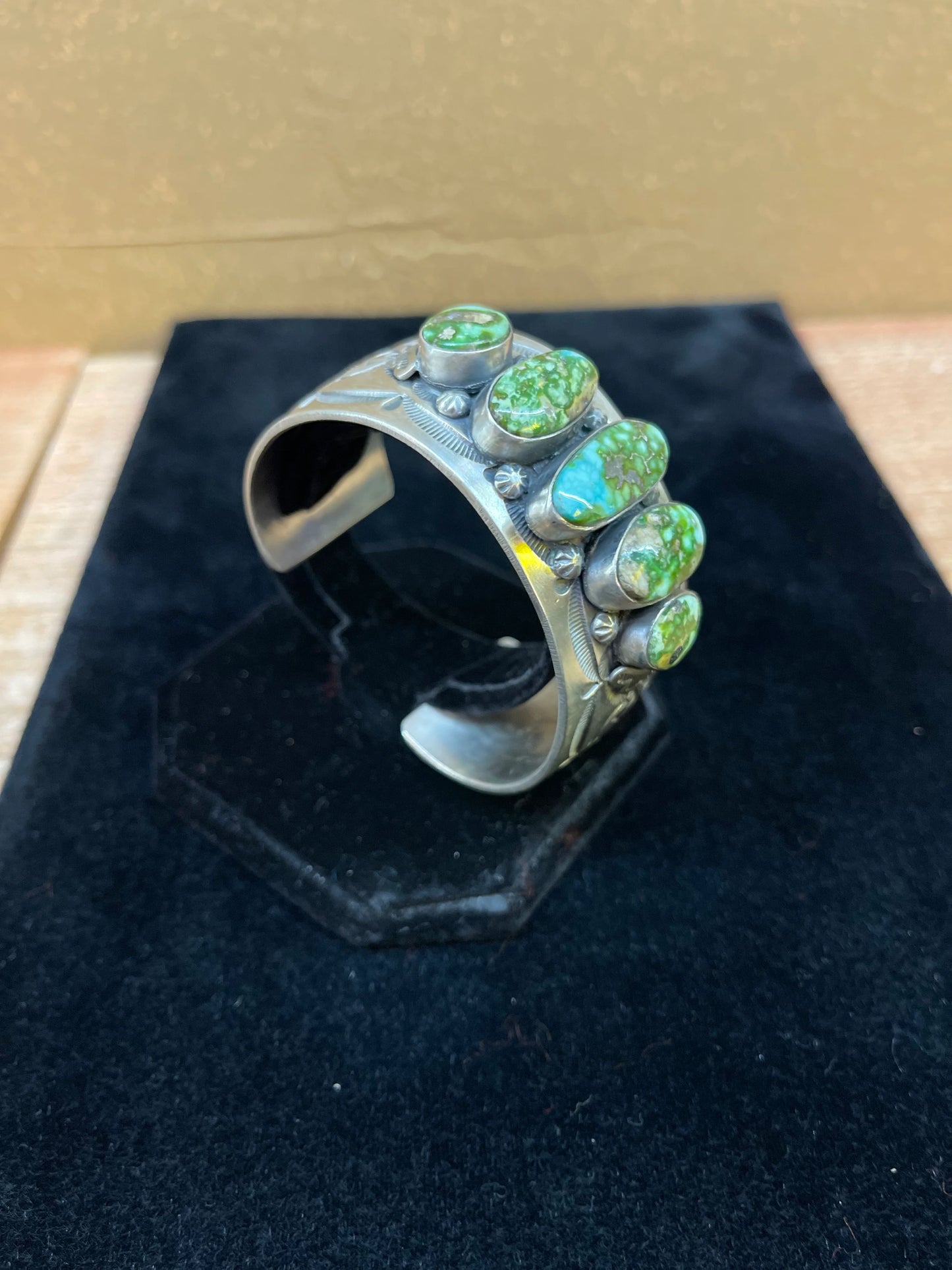 Sonoran Gold Stamped Cuff