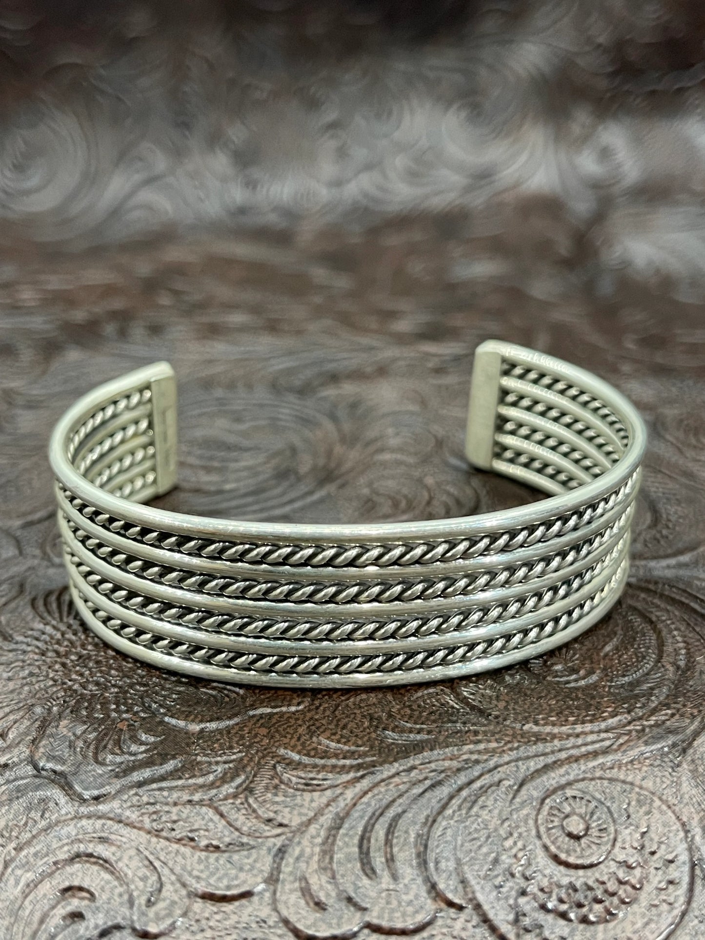 9 Row Silver Cuff