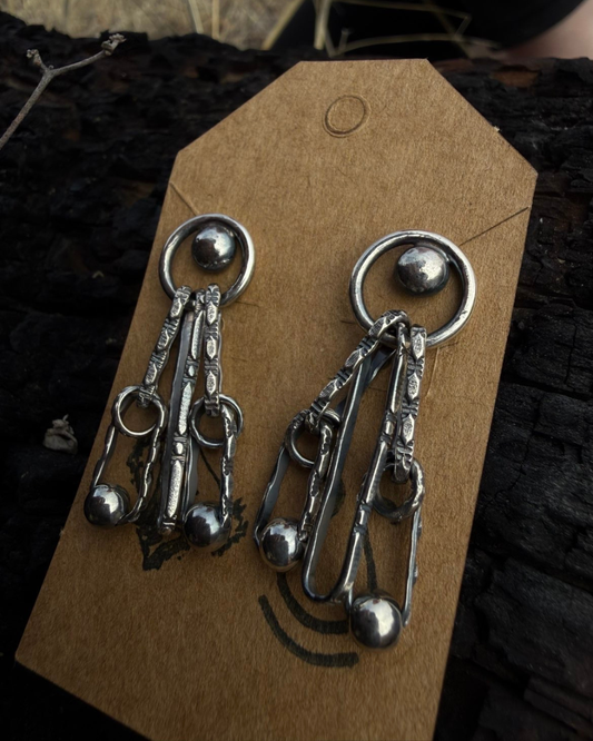 Bad Bronc Chain Link Earrings