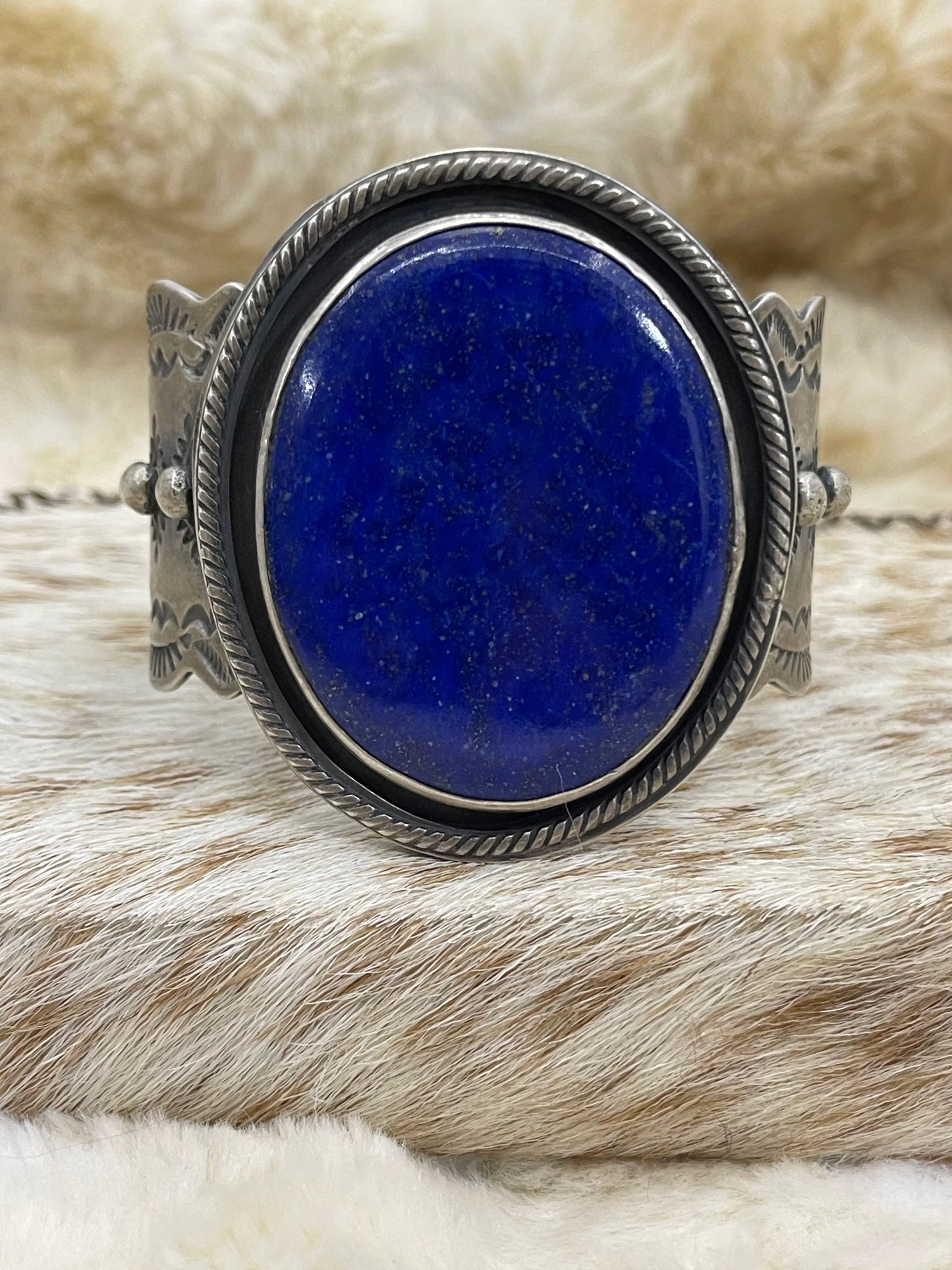 Lapis Lazuli Cuff