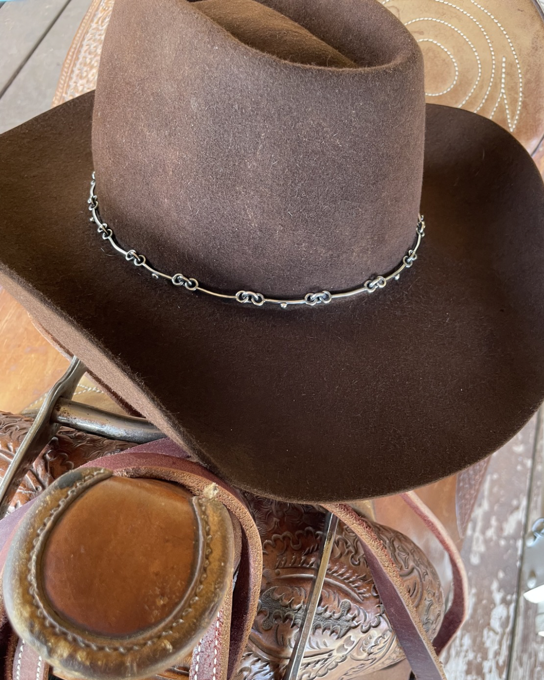 Sterling Linked Hatband