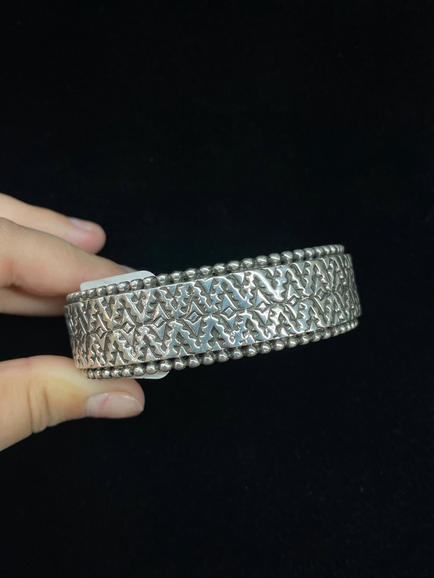 Heavy Navajo Silver Cuff