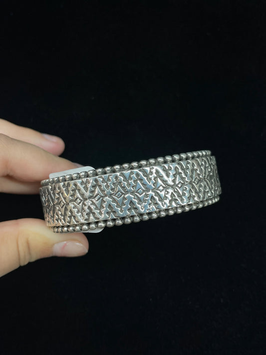 Heavy Navajo Silver Cuff