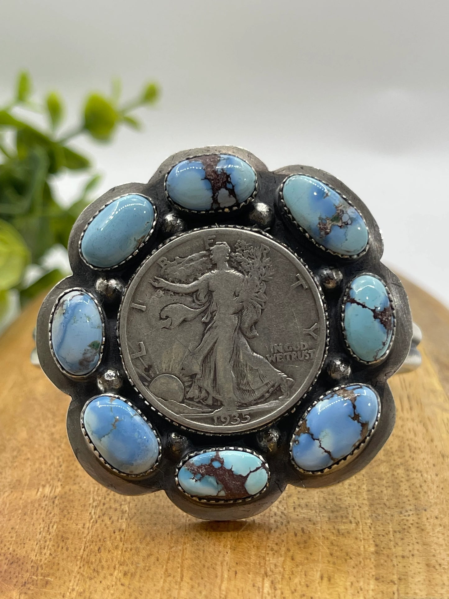 Golden Hills Walking Liberty Cluster Cuff