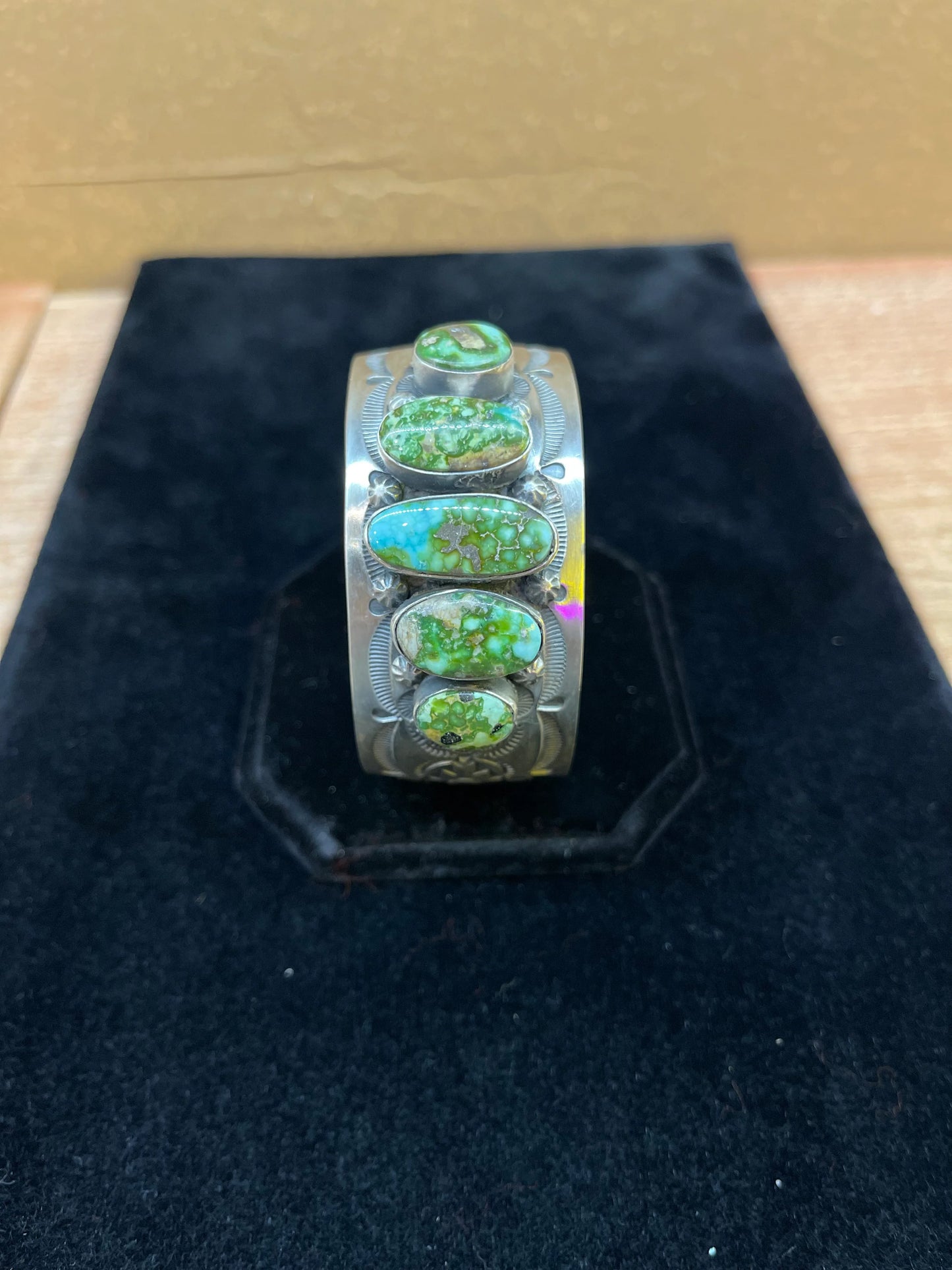 Sonoran Gold Stamped Cuff