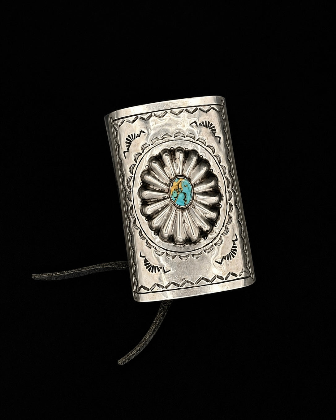 Thunder Mountain Turquoise Concho Bow Guard