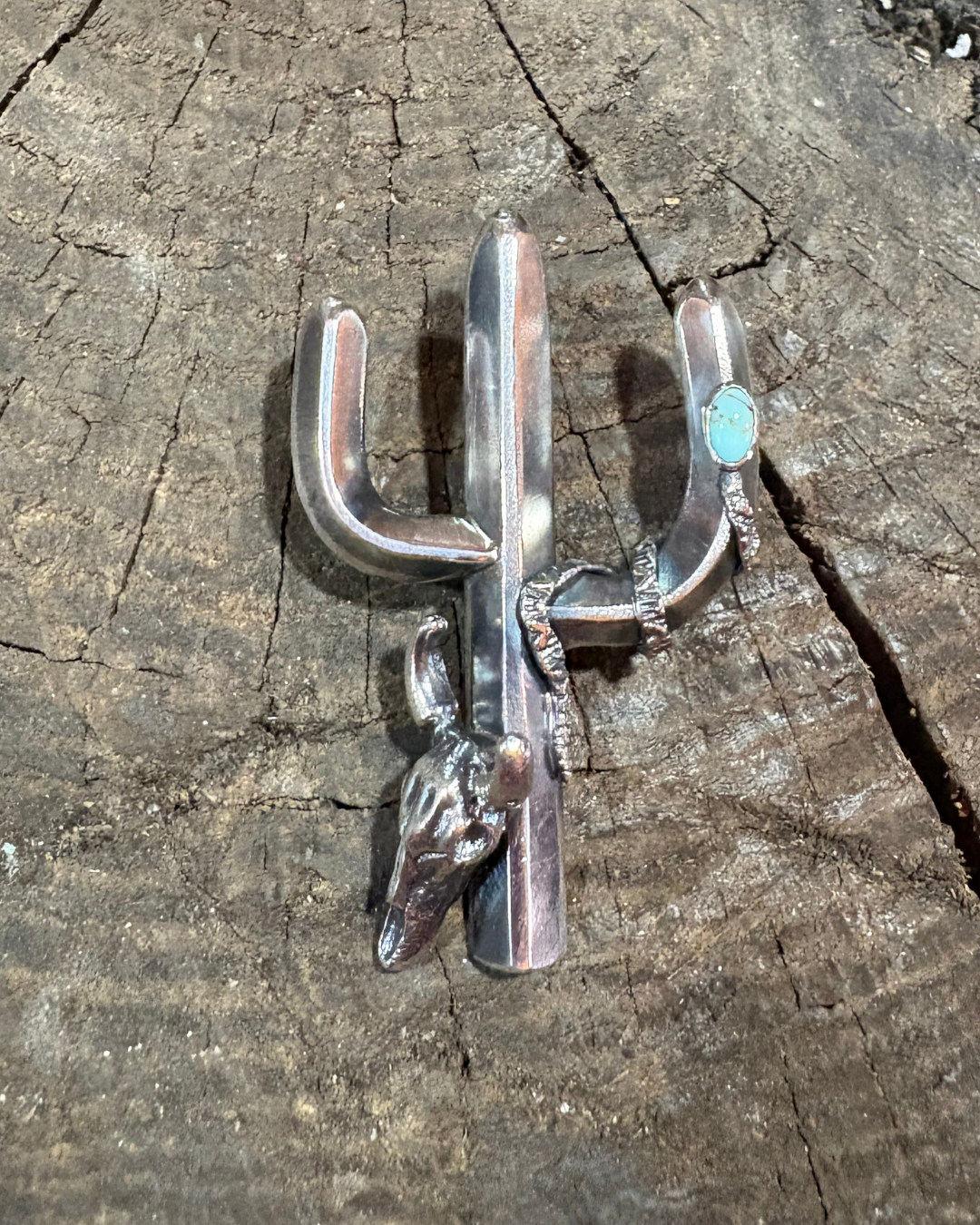 Buffalo Cactus Pendant