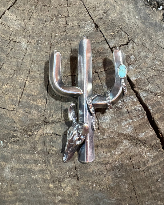 Buffalo Cactus Pendant