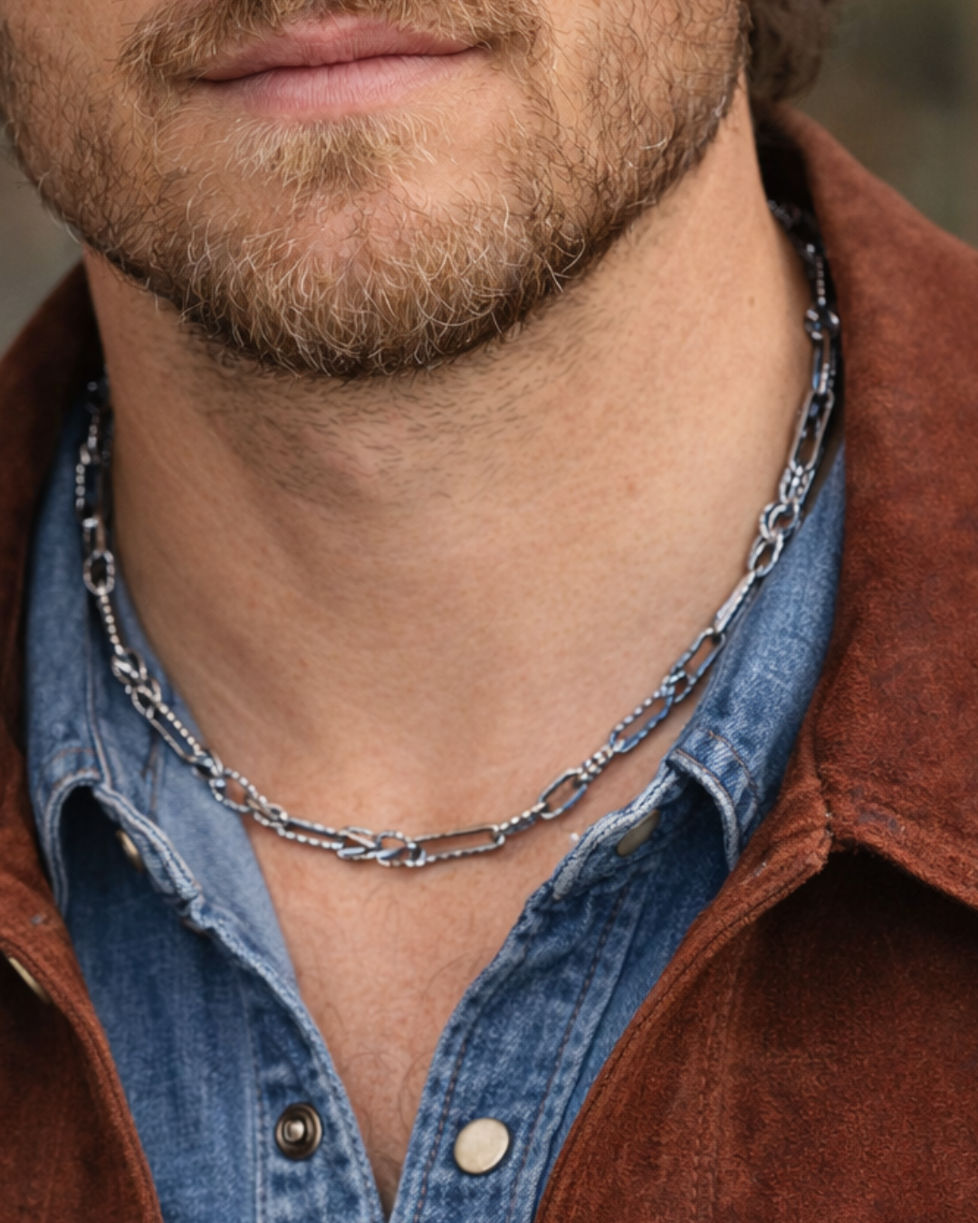 Bad Bronc Double-Link Chain · 23”