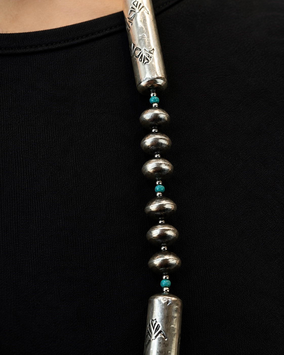 Navajo Pearl & Dangle Earring Set