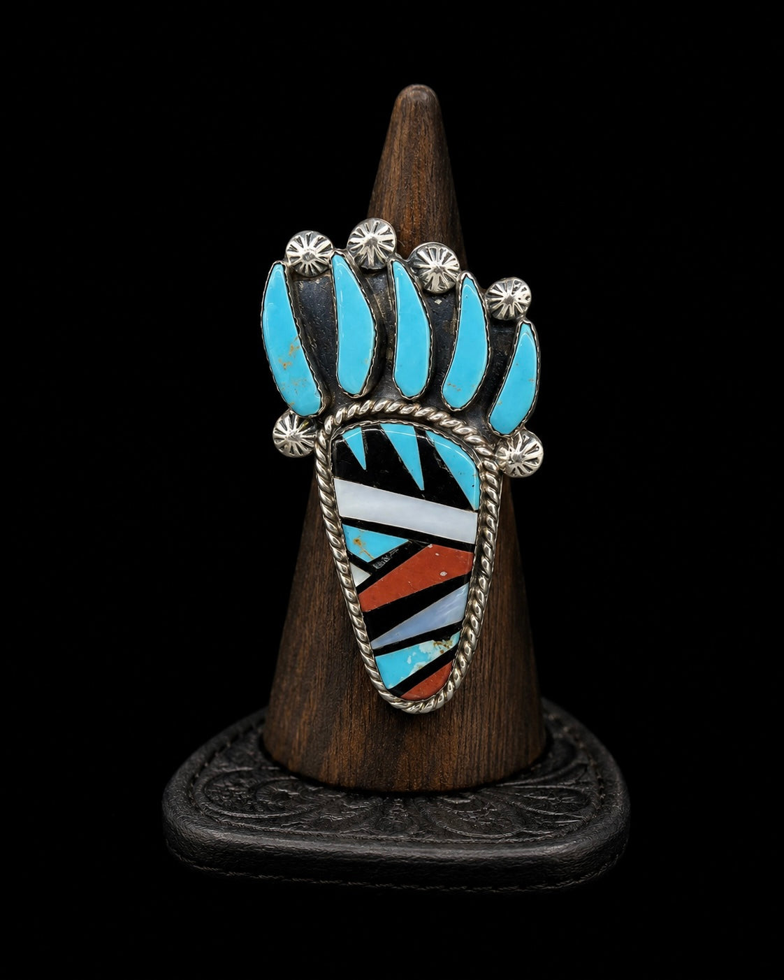 Turquoise Claw Ring