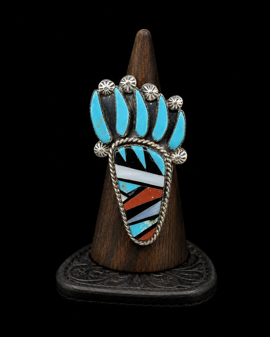 Turquoise Claw Ring