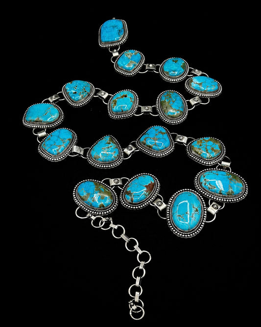 Kingman Turquoise Concho Belt