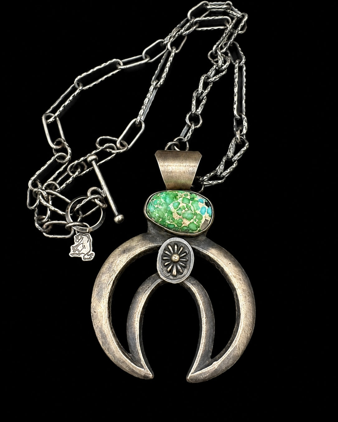 Sonoran Gold Turquoise Naja Pendant