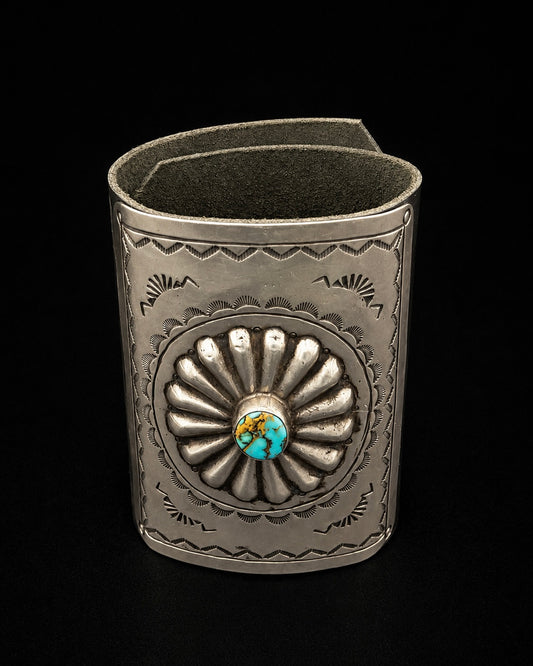 Thunder Mountain Turquoise Concho Bow Guard