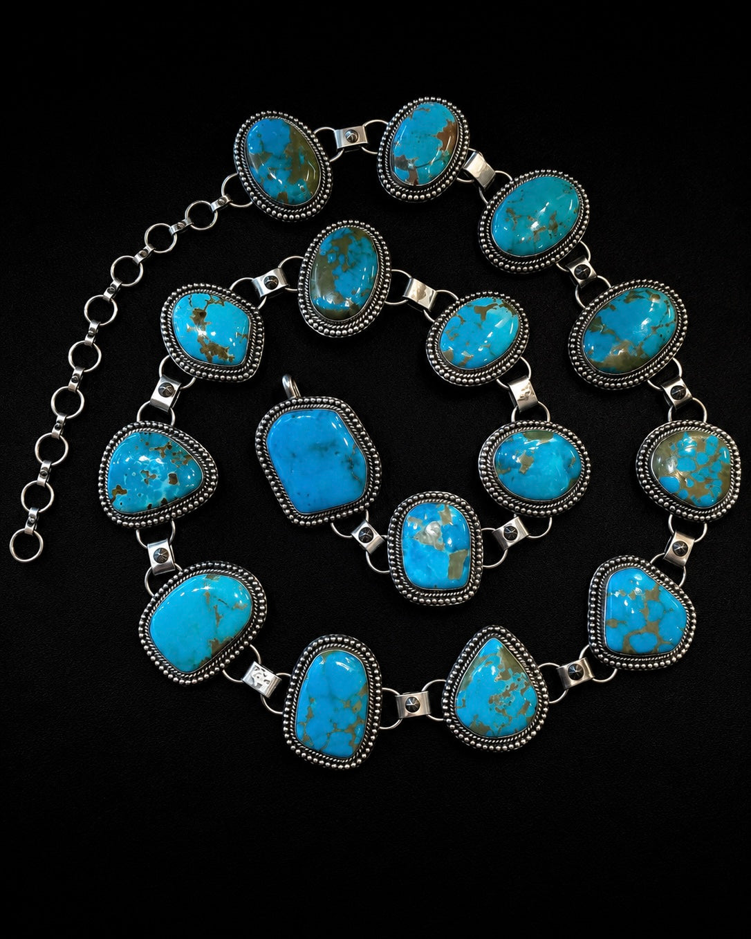 Kingman Turquoise Concho Belt