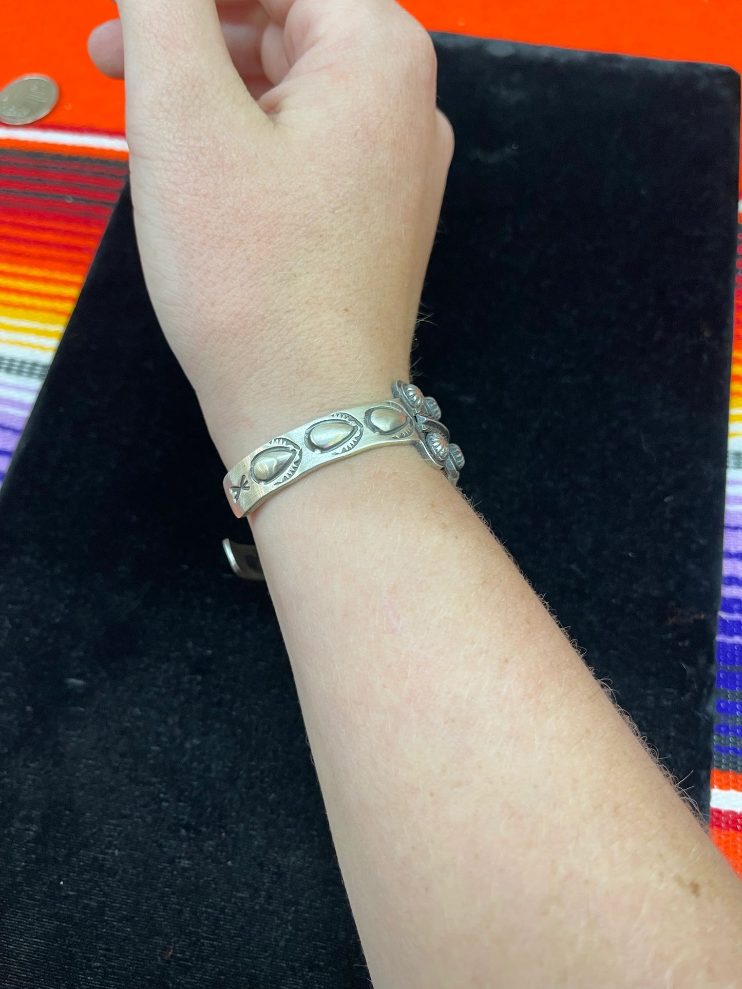 Sterling Scallop Cuff