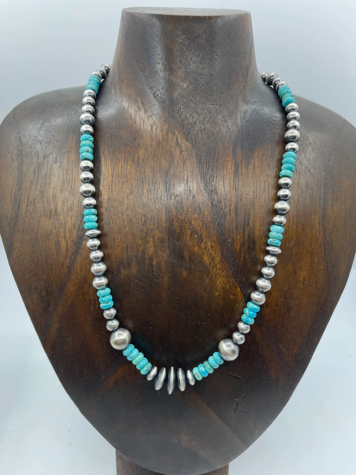 Turquoise & Navajo Pearl Necklace