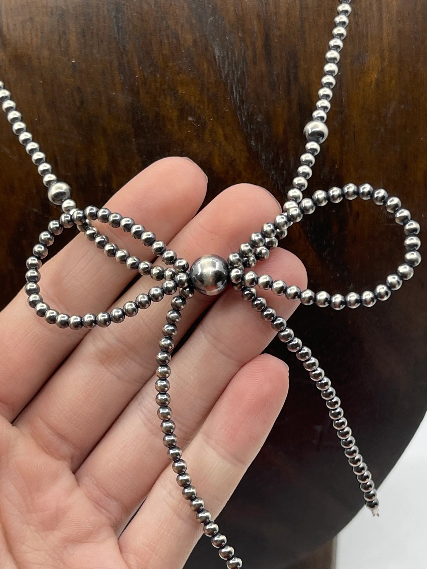 Navajo Pearl Bow Necklace