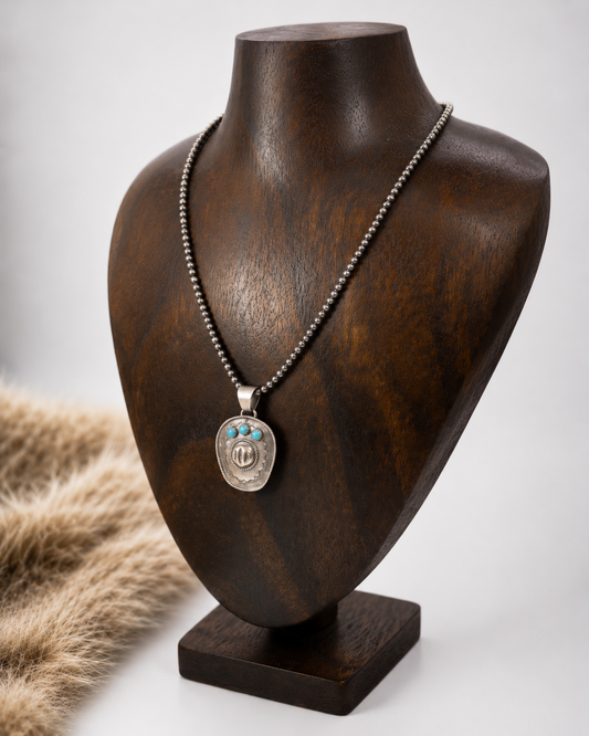 Cowboy Hat Pendant Necklace