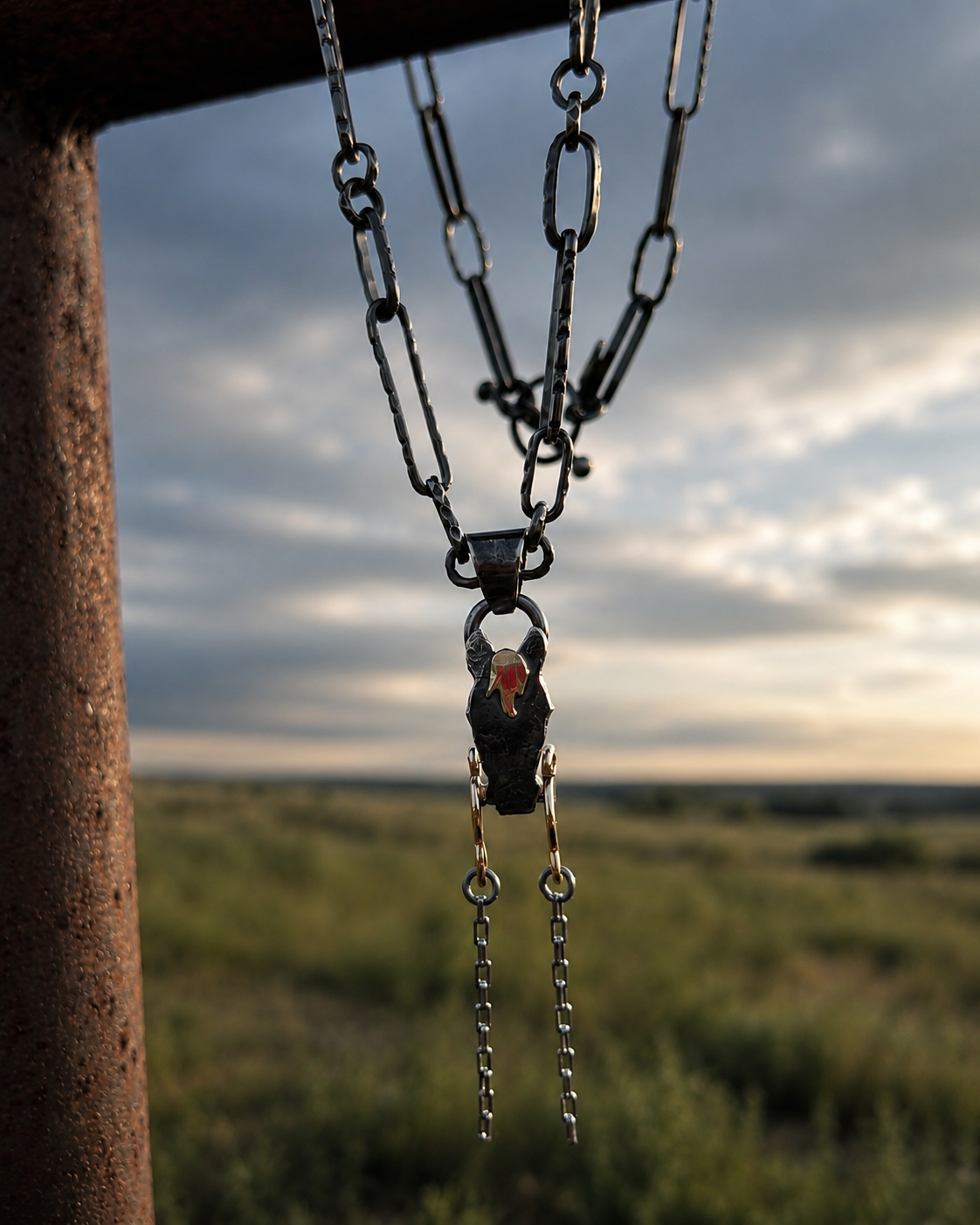 Long-Trot® Pendant - Solid 14K Gold Bit & Forelock
