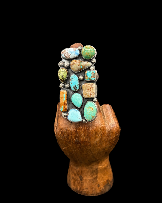 Adjustable Multi-Stone Ring