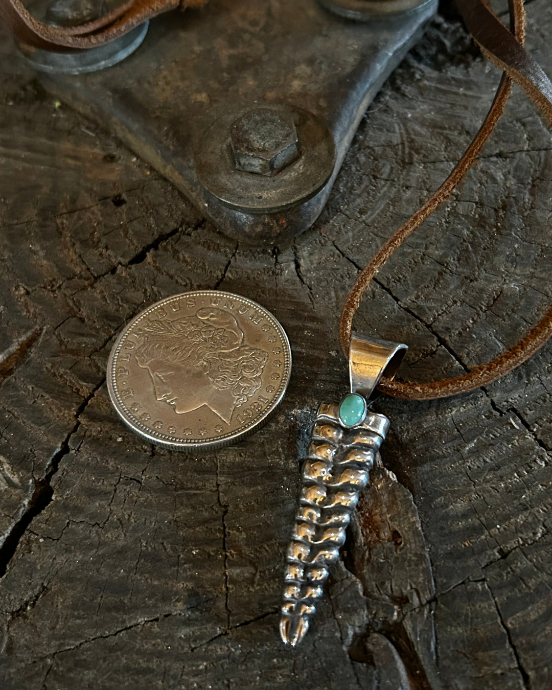 Large Rattler Pendant